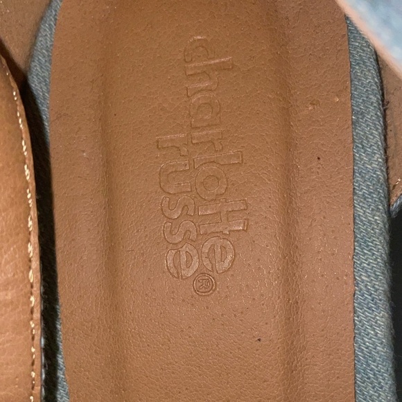 Y2k Denim heels Blue heels zip up strappy heels - Picture 6 of 7